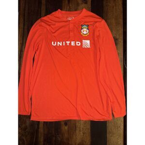 Wrexham AFC Long Sleeve Jersey – Men’s L / XL – United Airlines Polaris – RPET